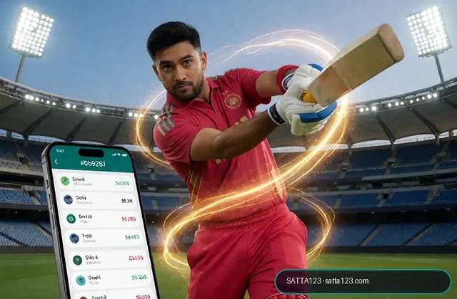 Satta123 (satta result) fantasy cricket & matchday visual 1